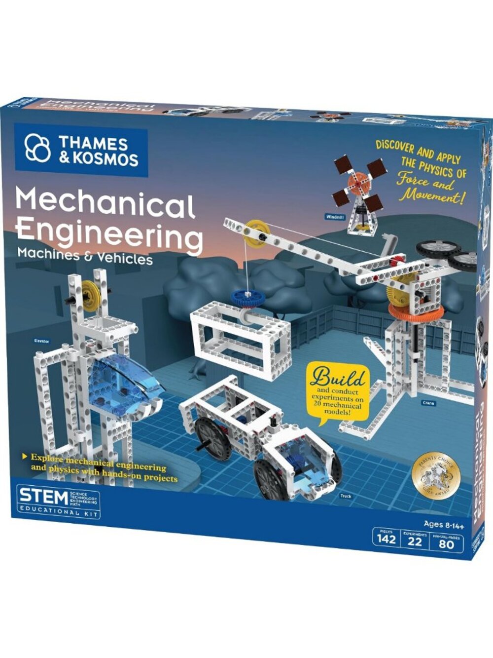 STEM Engineering Set for Kids | Build Mechanical Machines & Vehicles Toys
